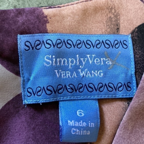 Vera Wang Cocktail Dress size 6 - Picture 3 of 7